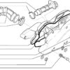 RICAMBIO ORIGINALE PIAGGIO COD. 828643: SCATOLA DEPURATORE ARIA COMPLETO GILERA DNA 125/180-GILERA RUNNER 125/180 VXR/VX-PIAGGIO X9 125/180 AMALFI