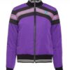 ABBIGLIAMENTO ORIGINALE VESPA: BOMBER VESPA "V-STRIPES" VIOLA DONNA