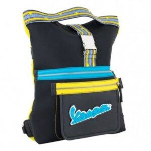 ACCESSORIO ORIGINALE VESPA: BORSA TOTE VESPA "V-STRIPES" YELLOW