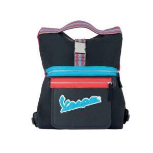 ACCESSORIO ORIGINALE VESPA: BORSA TOTE VESPA "V-STRIPES" RED