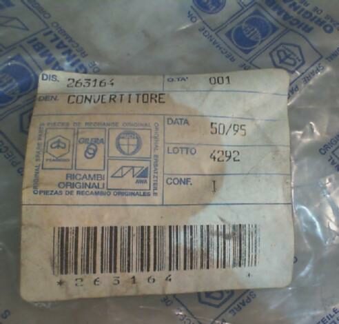 RICAMBIO ORIGINALE PIAGGIO COD. 263164: CATALIZZATORE CONVERTITORE PIAGGIO PORTER