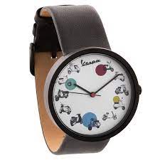 ACCESSORIO ORIGINALE VESPA: OROLOGIO PELLE/ACCIAIO VESPA YOUNG